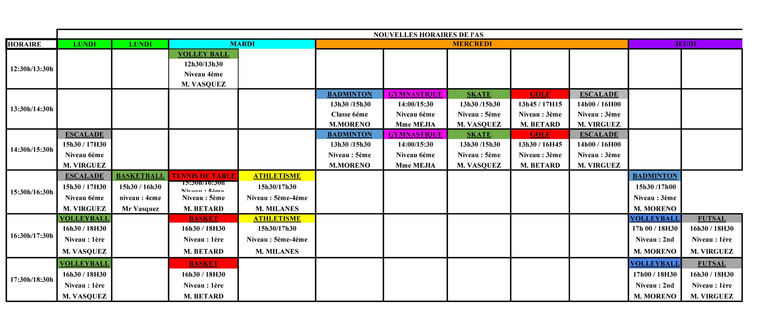 Copie de A.S. HORAIRES CONFIRMÉ PAR NIVEAUX_Página_1