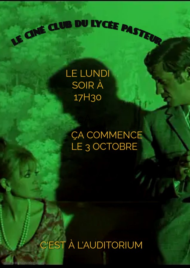 AFFICHE PRÉSENTATION Cine Club 2022